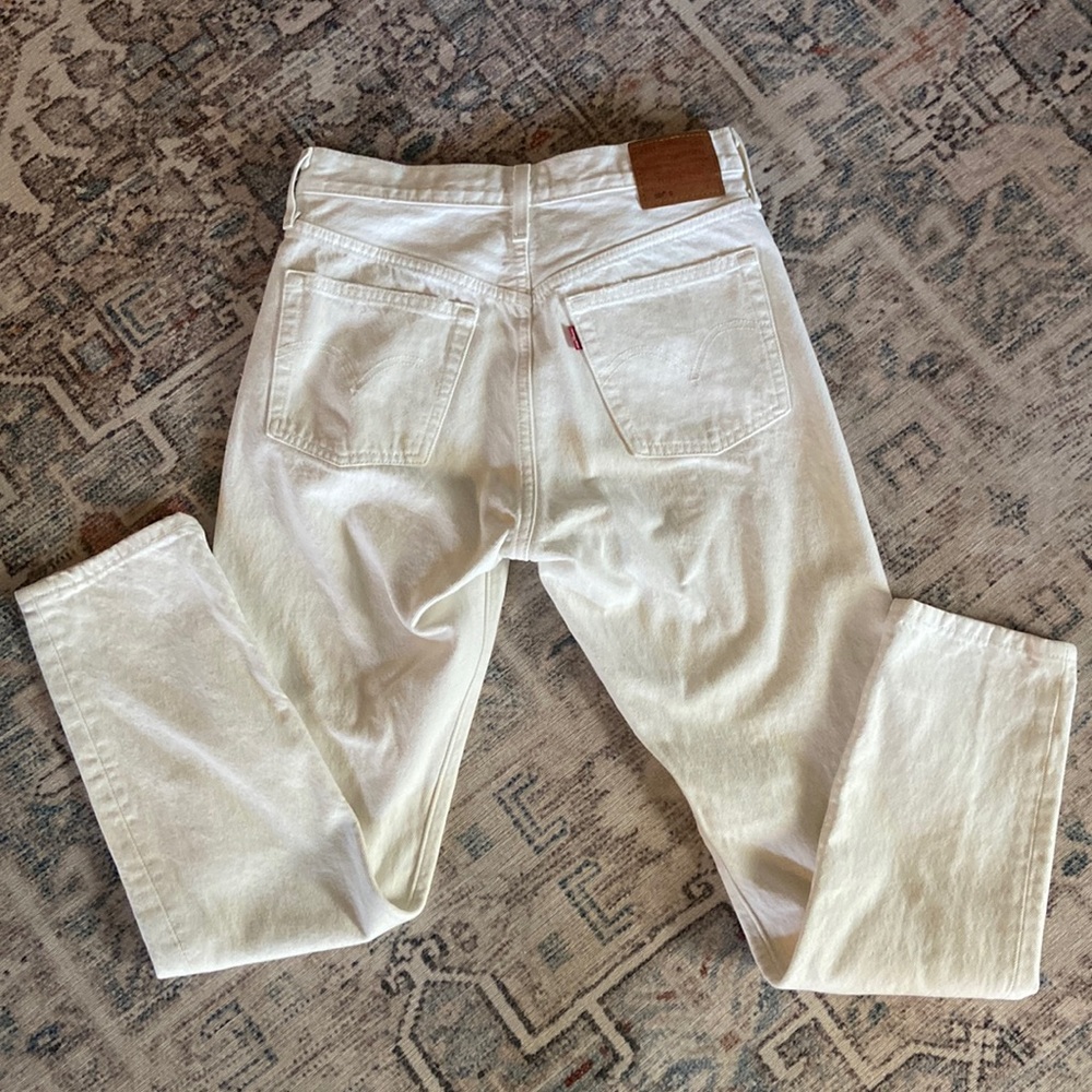 White Levi’s 501’s Skinny size 26